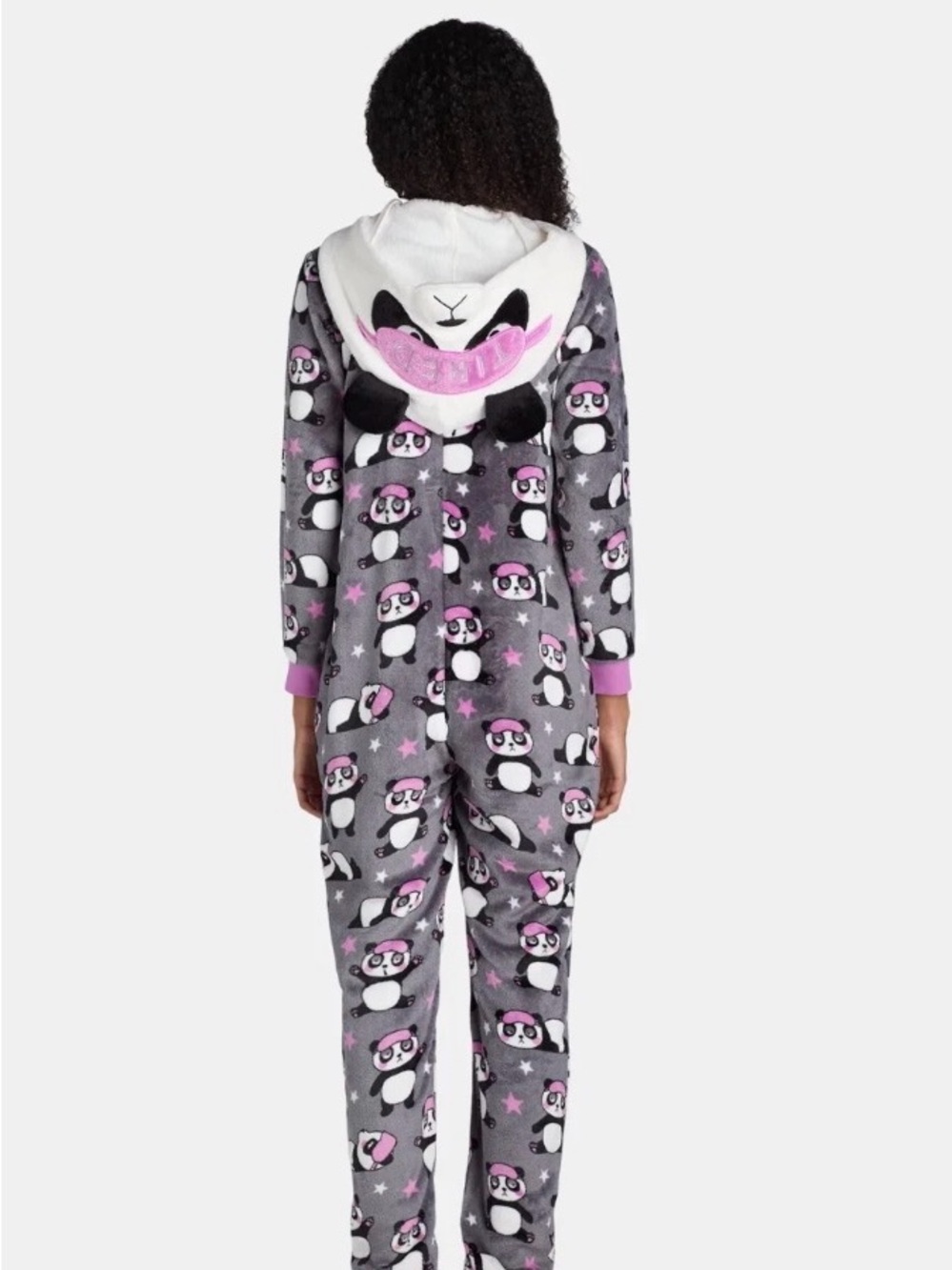 Holiday Time Union Suit Panda, Multicolor Size large (12-14) - Picture 3 of 4